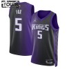 Dres Sacramento Kings De Aaron Fox Jordan 2023-24 Statement Edition Ljubičasta Swingman - Dječji
